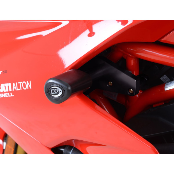 R&G Crash Protectors - Aero Style for Ducati Supersport and Supersport S '17-'20 models (Non Drill Kit)